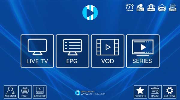 XCIPTV Acceuil